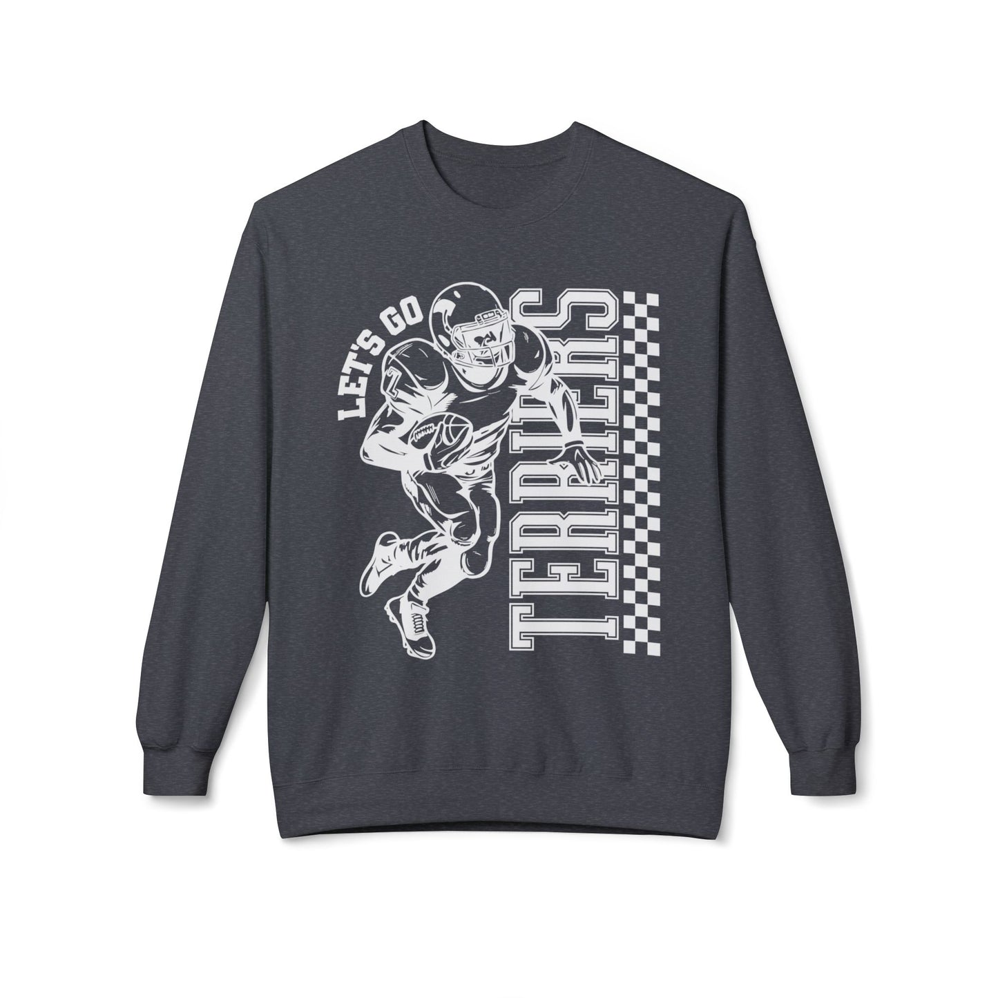 Terriers Football Lets Go Softstyle Crewneck