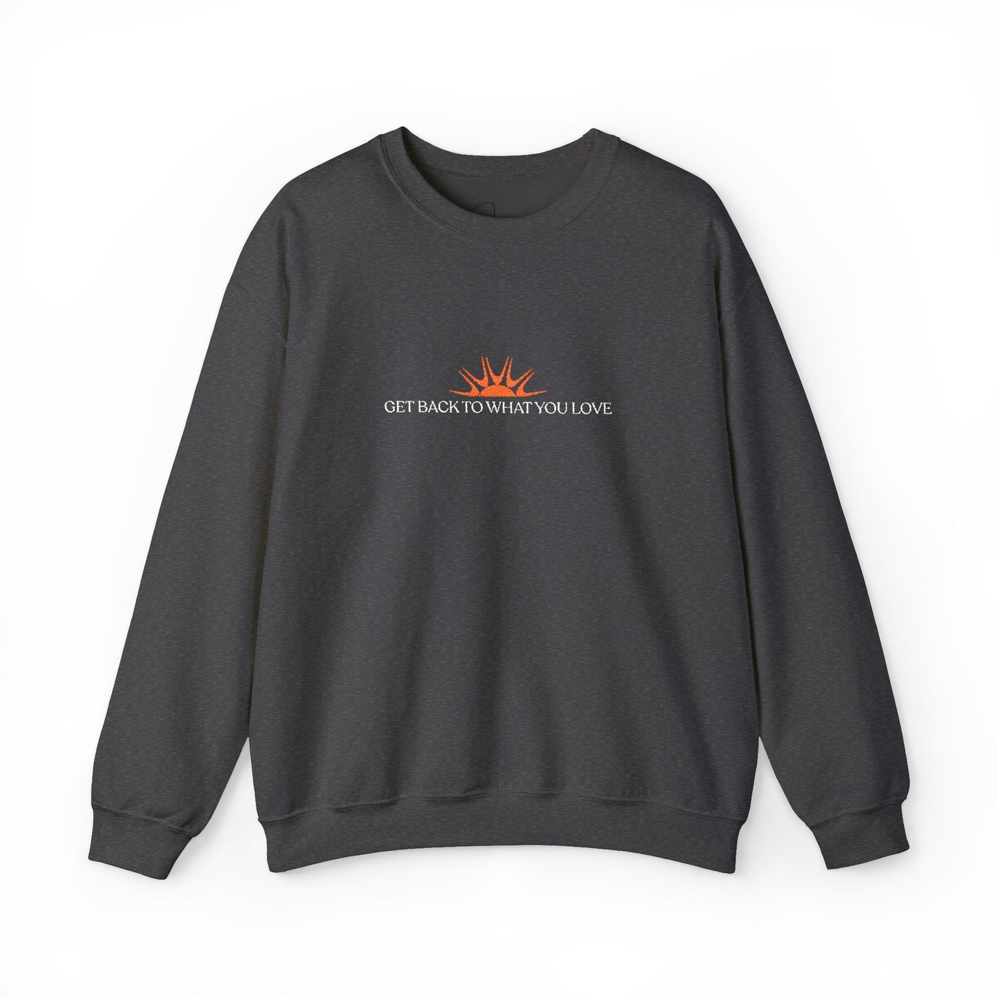 Embroidered Classic Get Back to What You Love TheraWest Crewneck