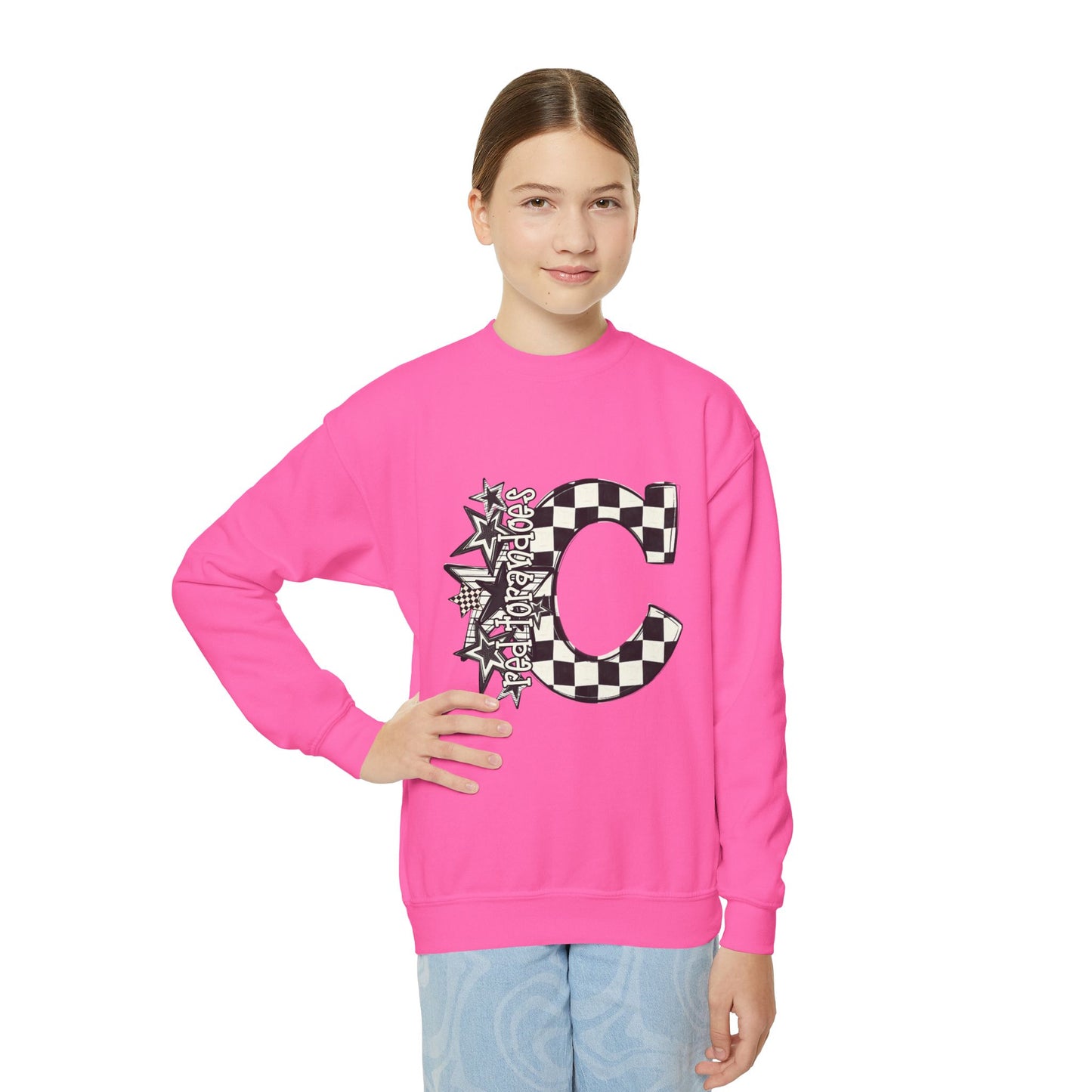 Clinton stars Youth Crewneck Sweatshirt