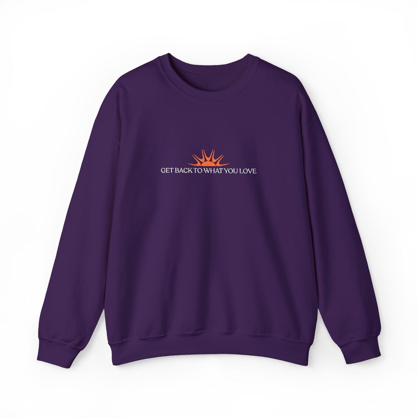 Embroidered Classic Get Back to What You Love TheraWest Crewneck