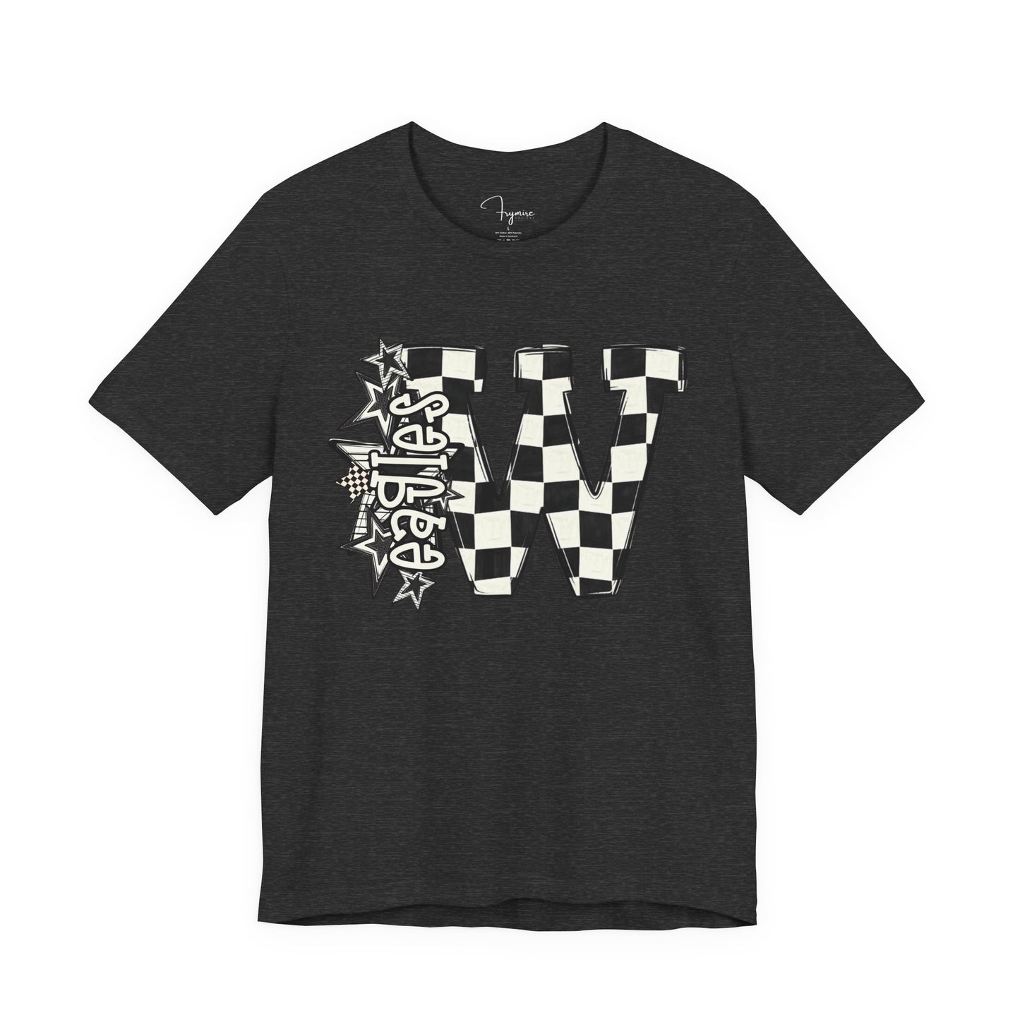Checkered Weatherford Eagles Bella Canvas Tee