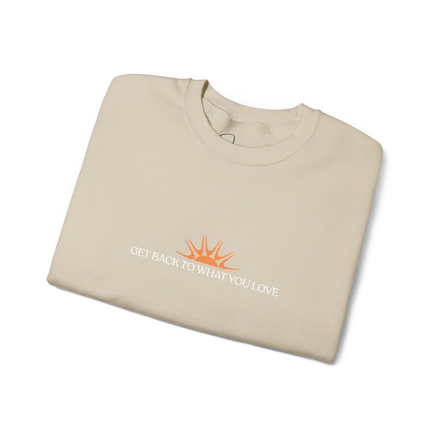 Embroidered Classic Get Back to What You Love TheraWest Crewneck