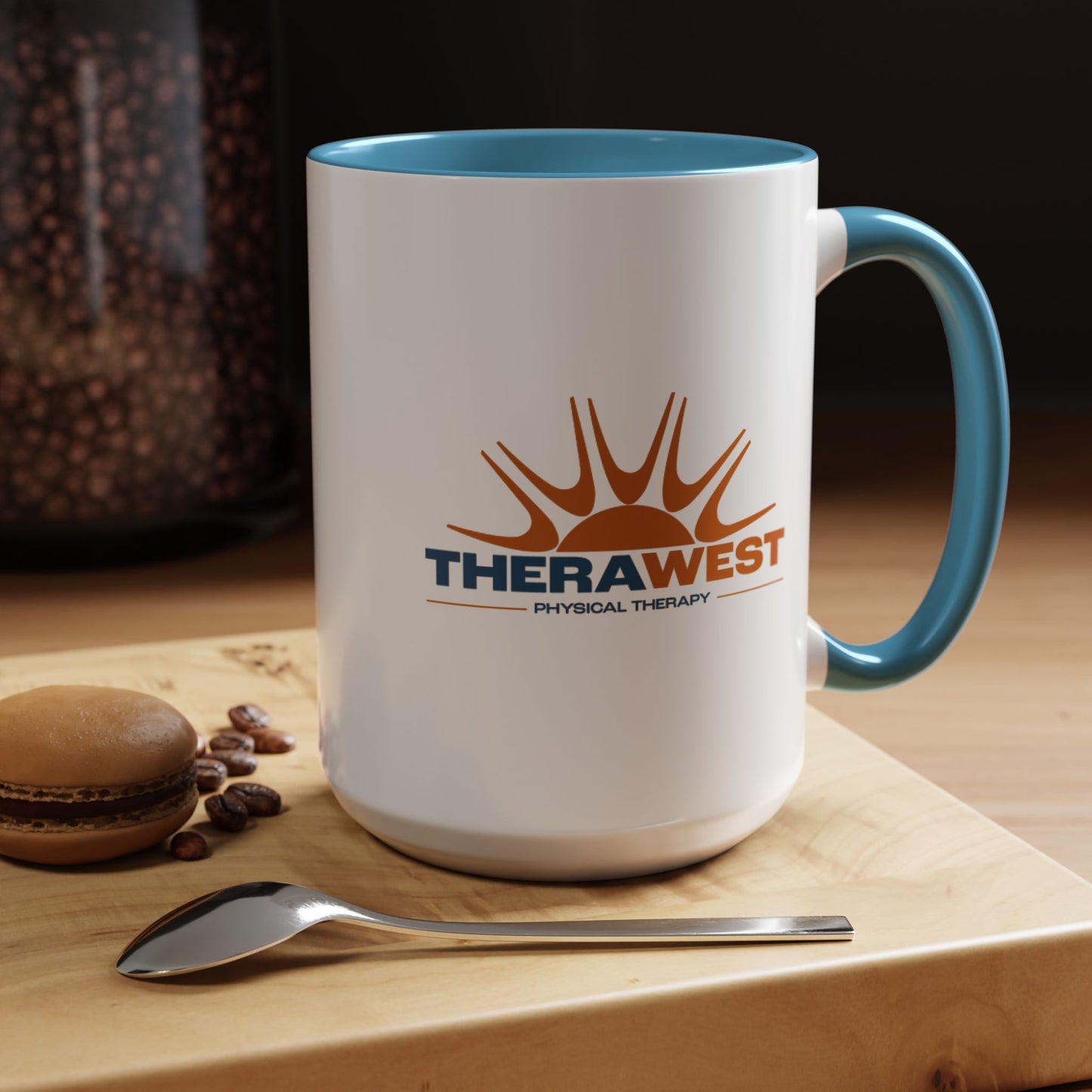 Colorful Handle TheraWest mug 11oz or 15 oz