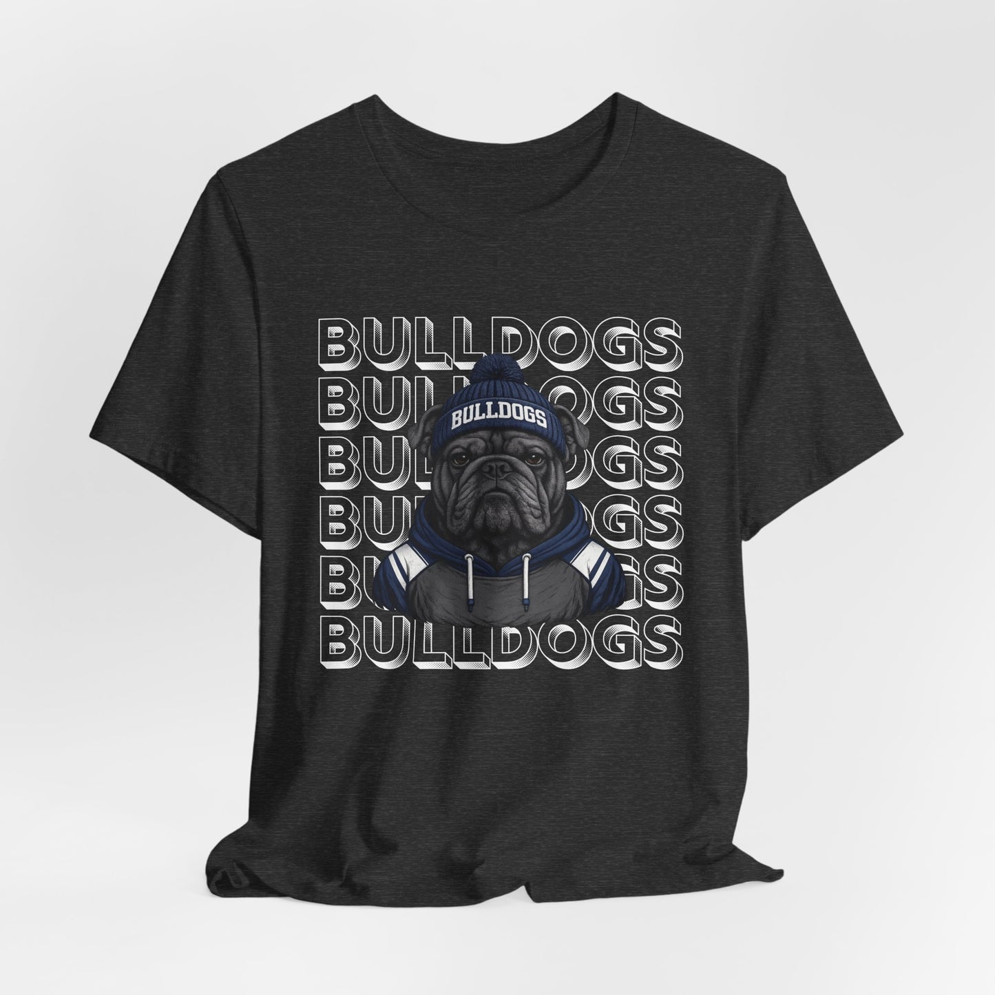 Stacked Bulldogs Bella Canvas