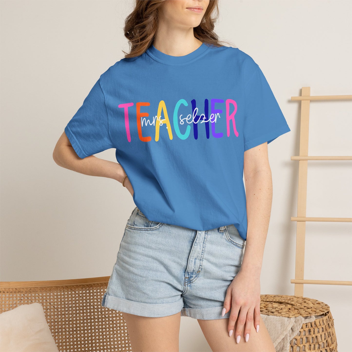 Custom Name Teacher Comfort Colors