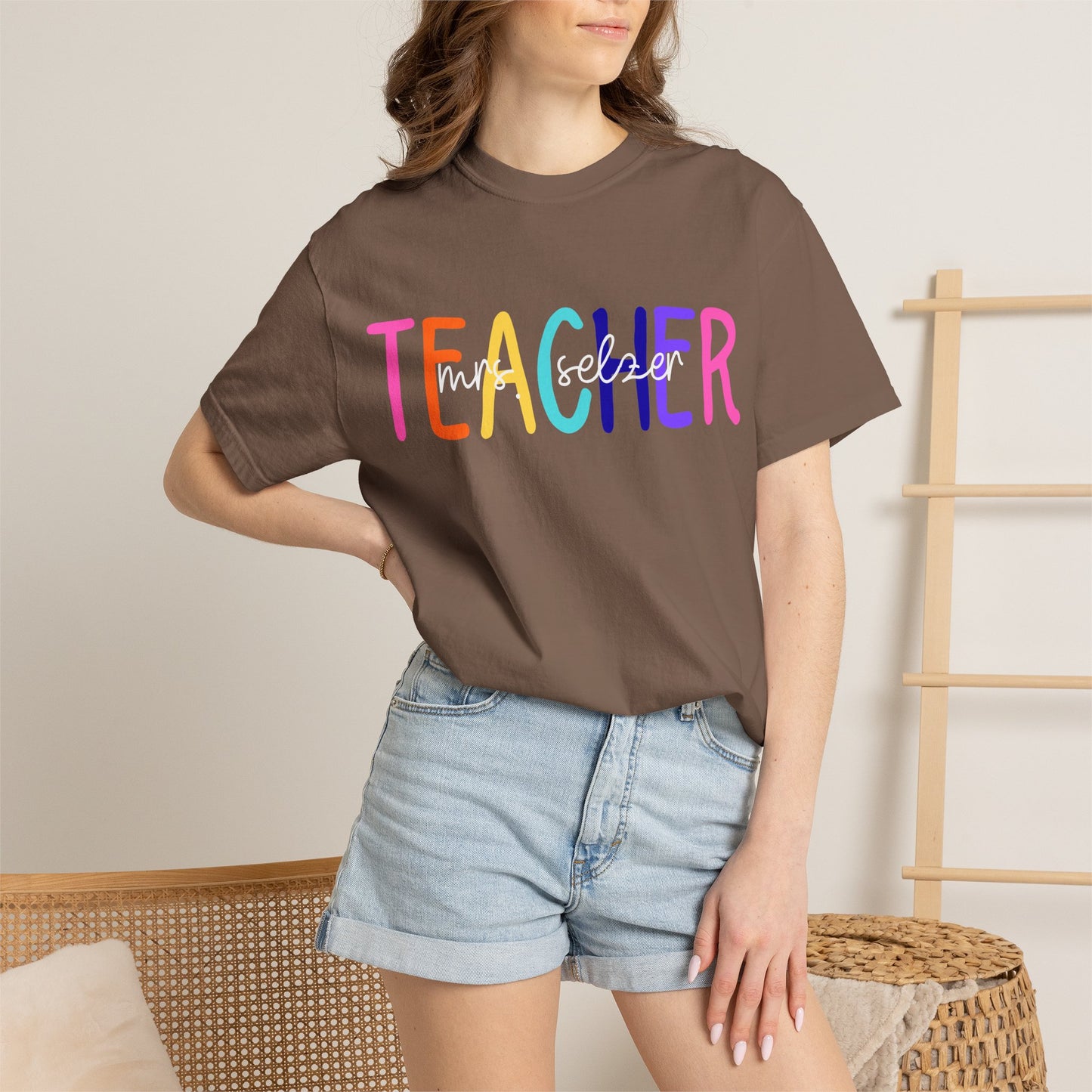 Custom Name Teacher Comfort Colors