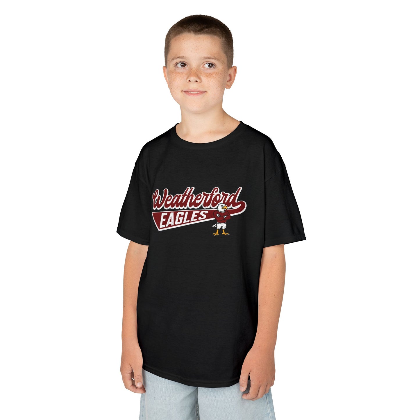 Youth Weatherford Eagles w/ Mascot Heavy Cotton™ Tee