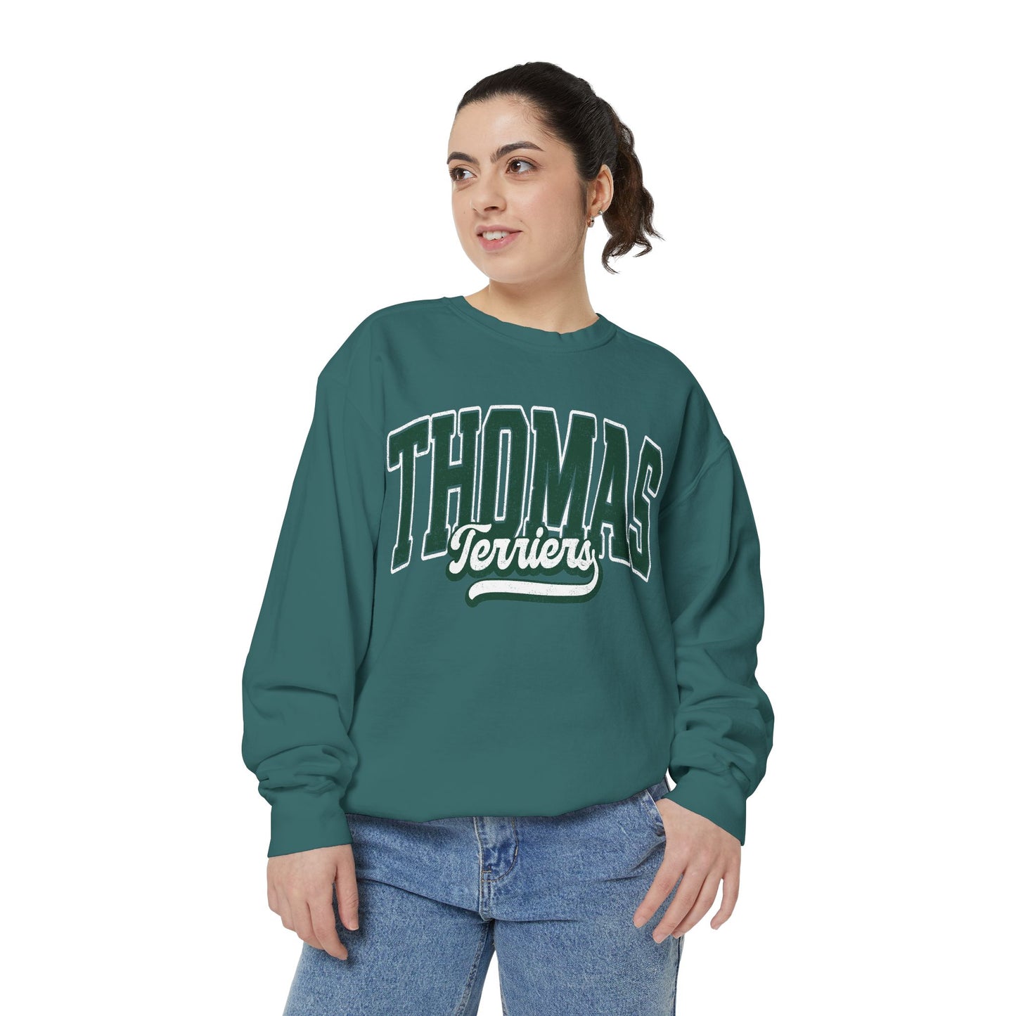 Retro heavy weight comfort colors sweatshirt Thomas