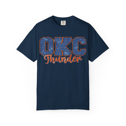 Faux Glitter OKC Tee