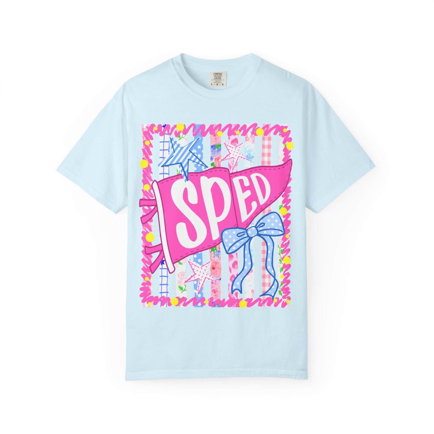 SPED Pennant Flag Stripes Comfort Colors