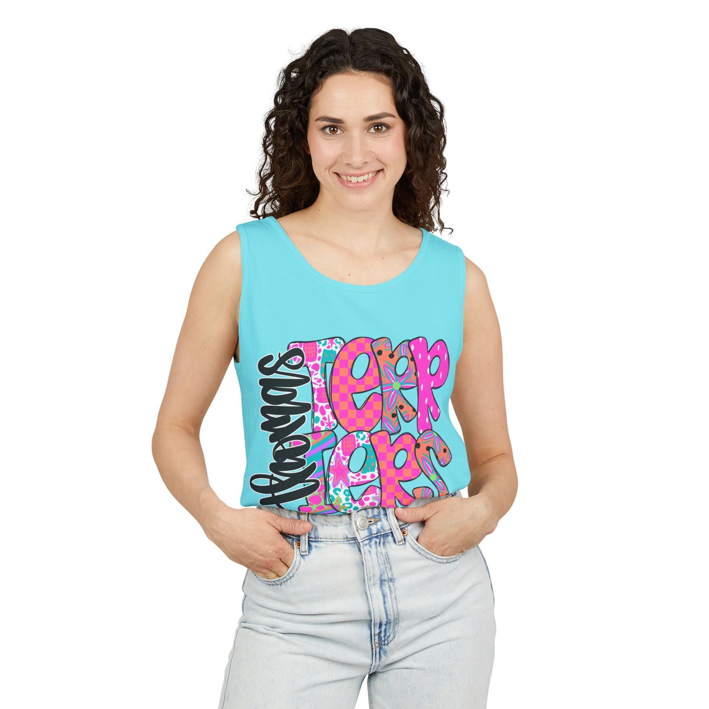 Thomas Terrier Stacked Tank Top Comfort Colors