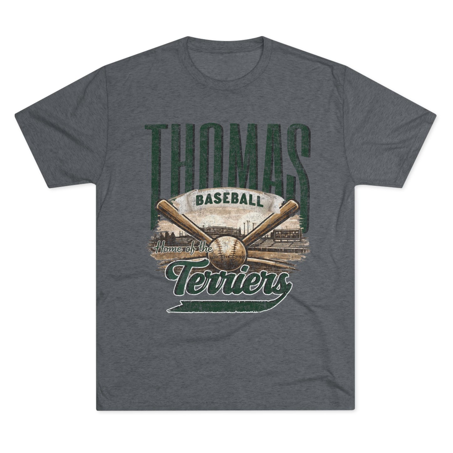 Thomas Baseball Tri-Blend Crew Tee