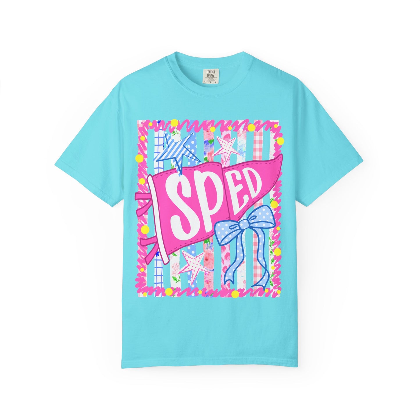 SPED Pennant Flag Stripes Comfort Colors