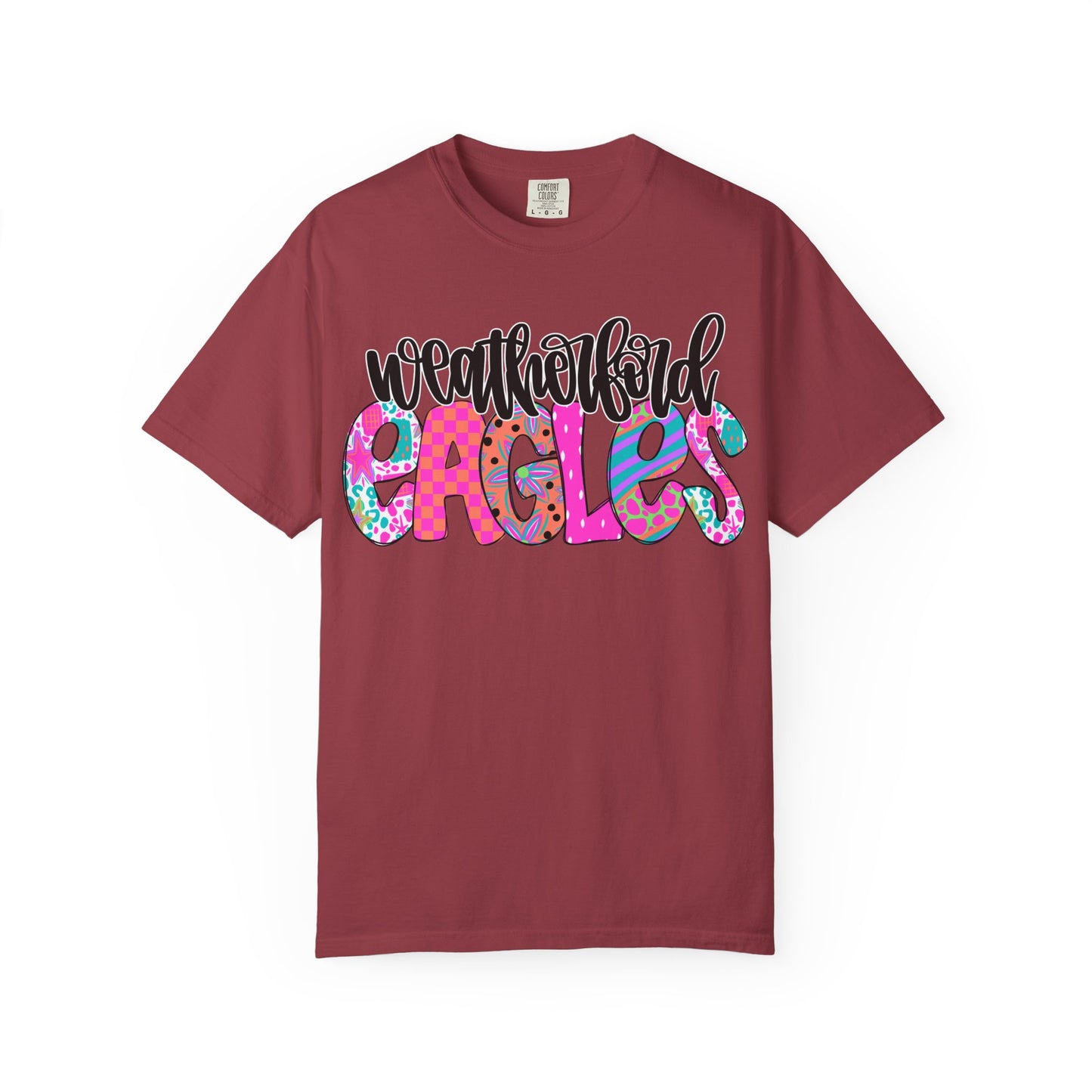 Weatherford Eagles Funky Comfort Colors Tee
