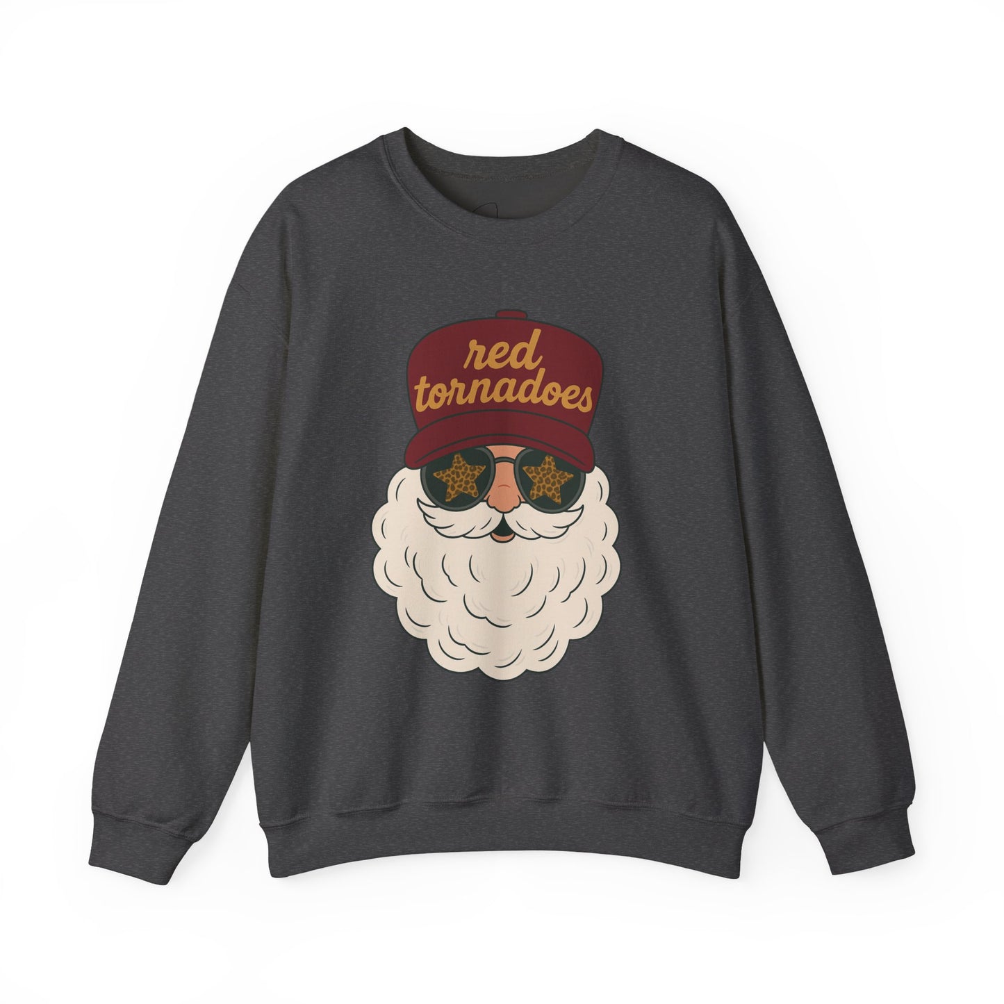 Red Tornadoes Santa Crewneck