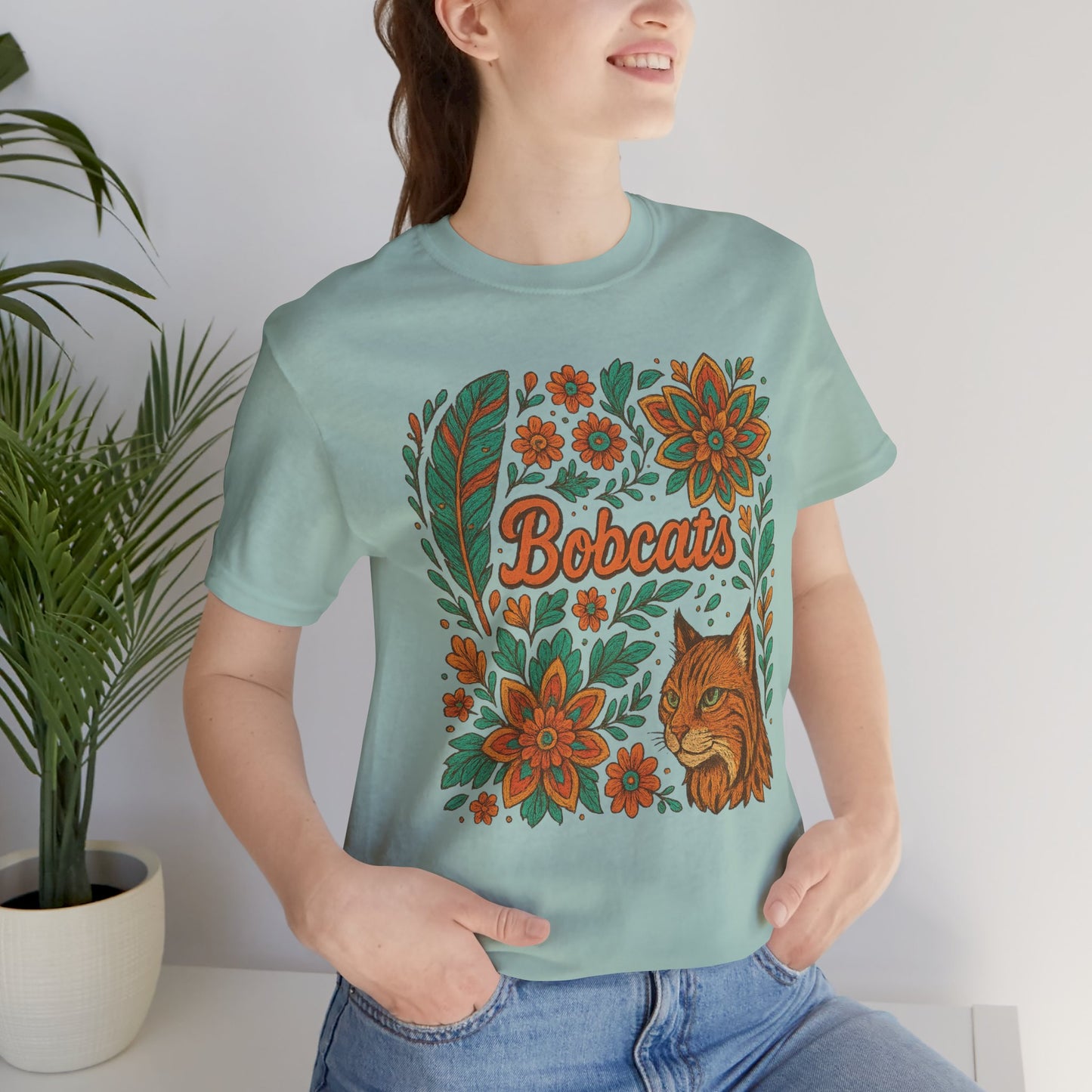 Boho Bobcats Bella Canvas