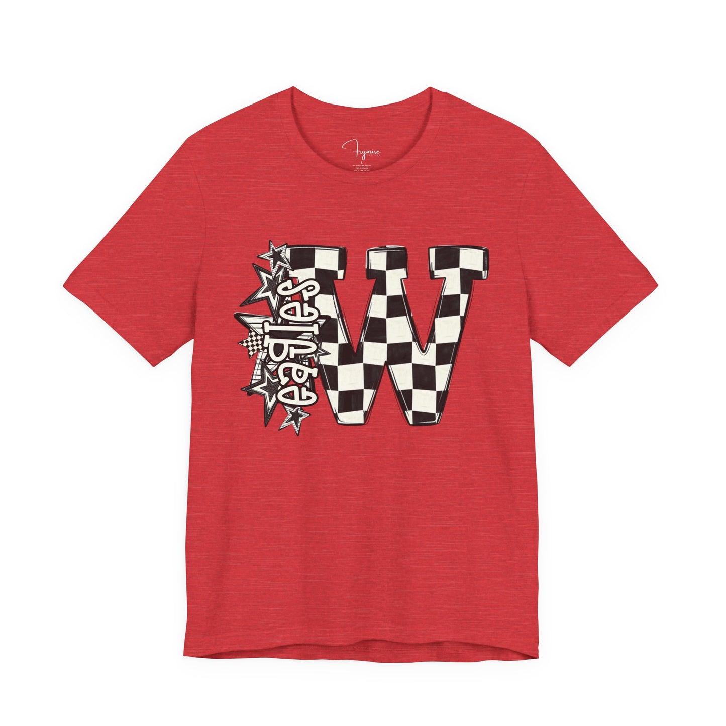 Checkered Weatherford Eagles Bella Canvas Tee