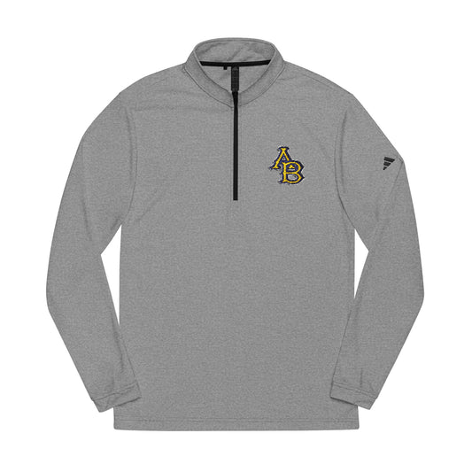 adidas® Quarter-Zip Pullover Embroidered AB Logo