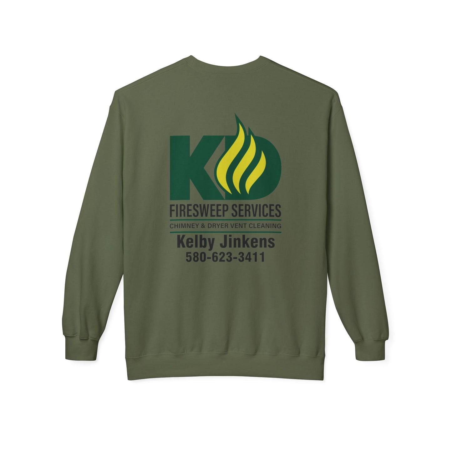 Front Back Gildan Crewneck Kelby