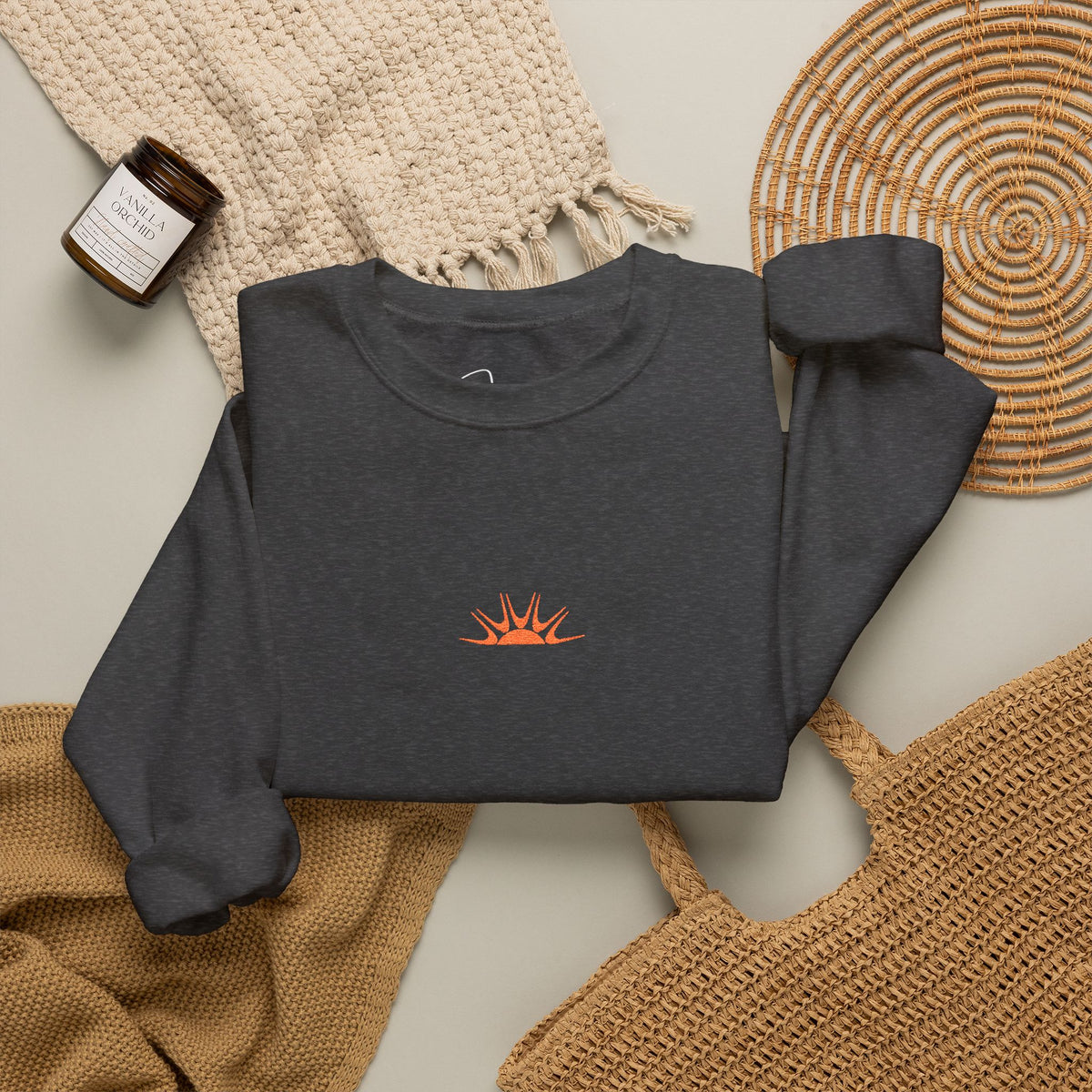 TheraWest Logo Embroidered Unisex Heavy Blend™ Crewneck Sweatshirt