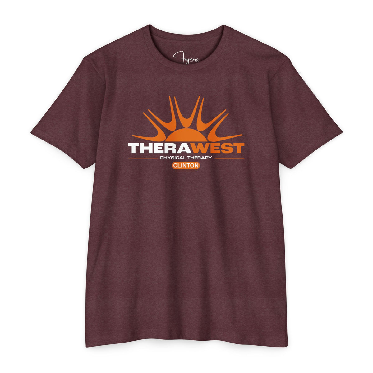 TheraWest Centered Location Unisex CVC Jersey T-shirt