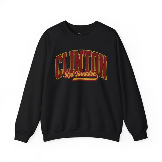 Retro Heavy Blend Crew Neck Sweatshirt Clinton Red Tornadoes