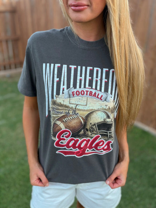 Weatherford Eagles Retro Comfort Colors Tee