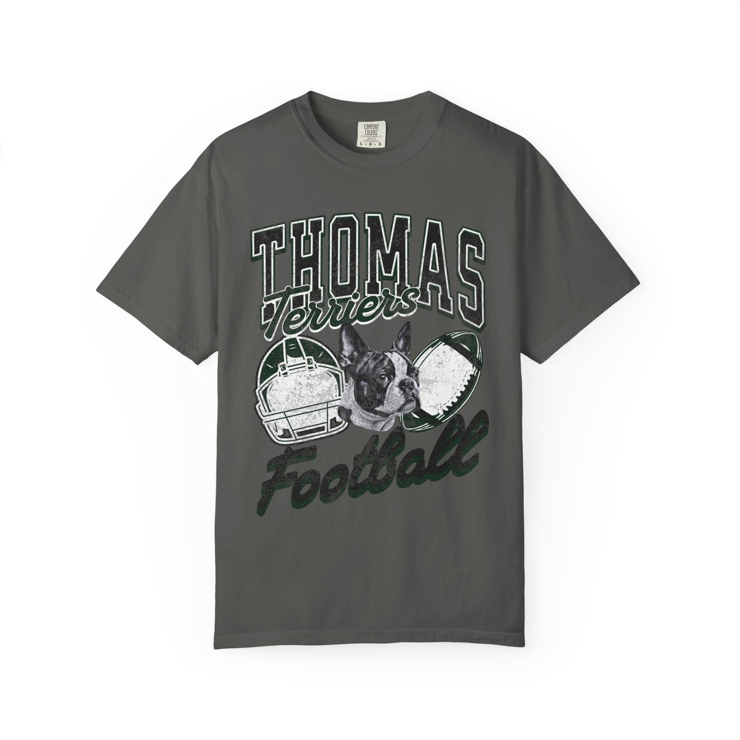 Thomas Terriers Football Comfort Colors