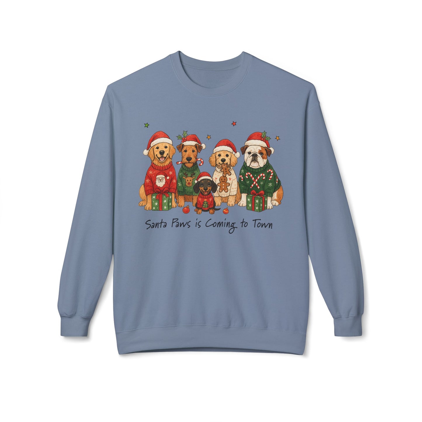 Santa Paws is Coming to Town Crewneck