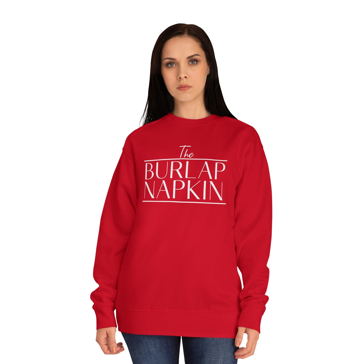 Unisex Crew Sweatshirt The Burlap Napkin