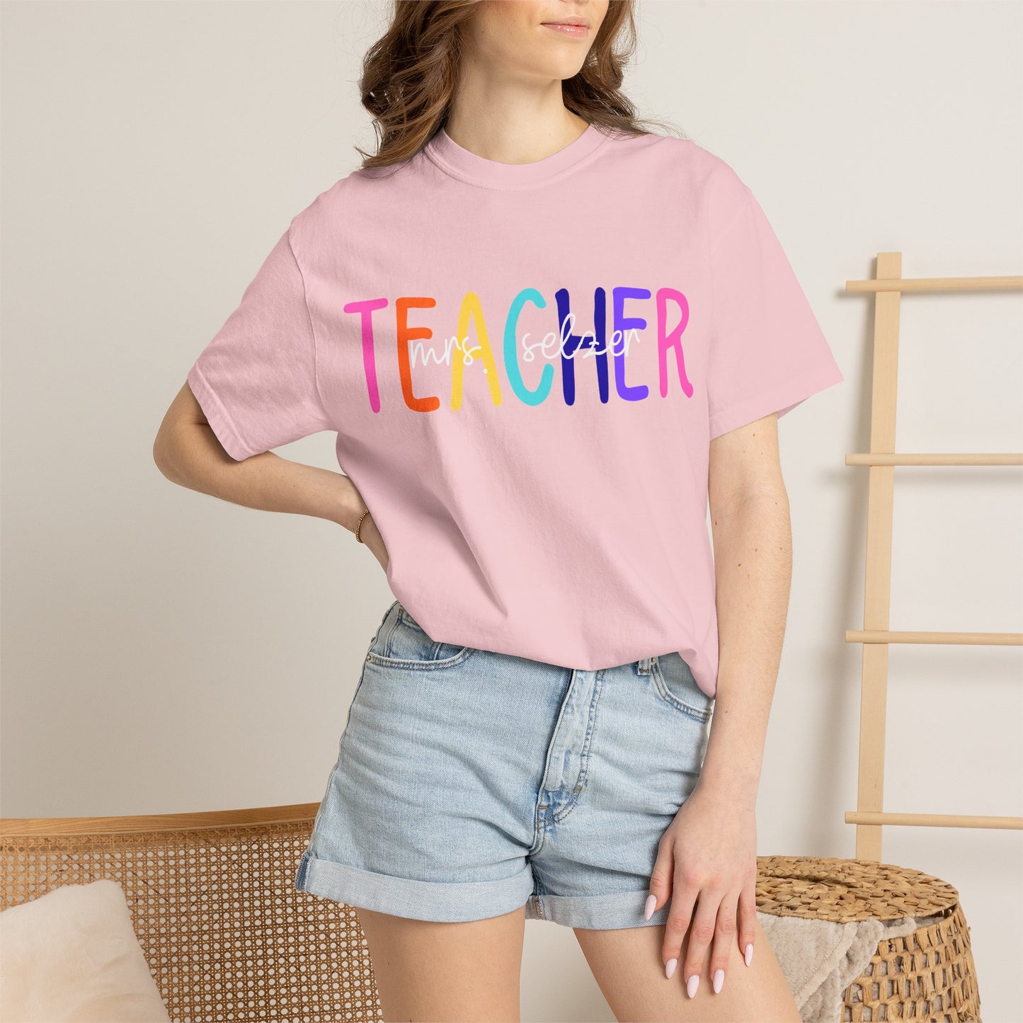 Custom Name Teacher Comfort Colors