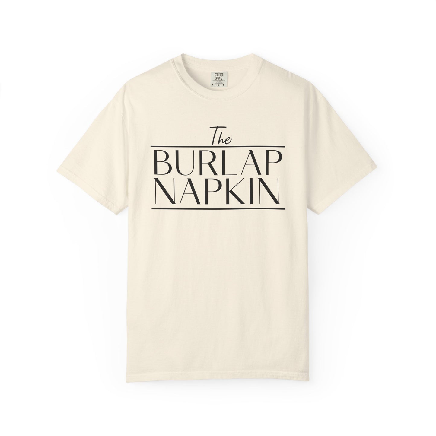 Burlap Napkin Comfort Colors Front/Back