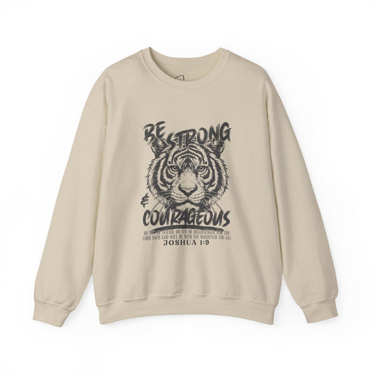 Be Strong and Courageous Gildan Sweatshirt