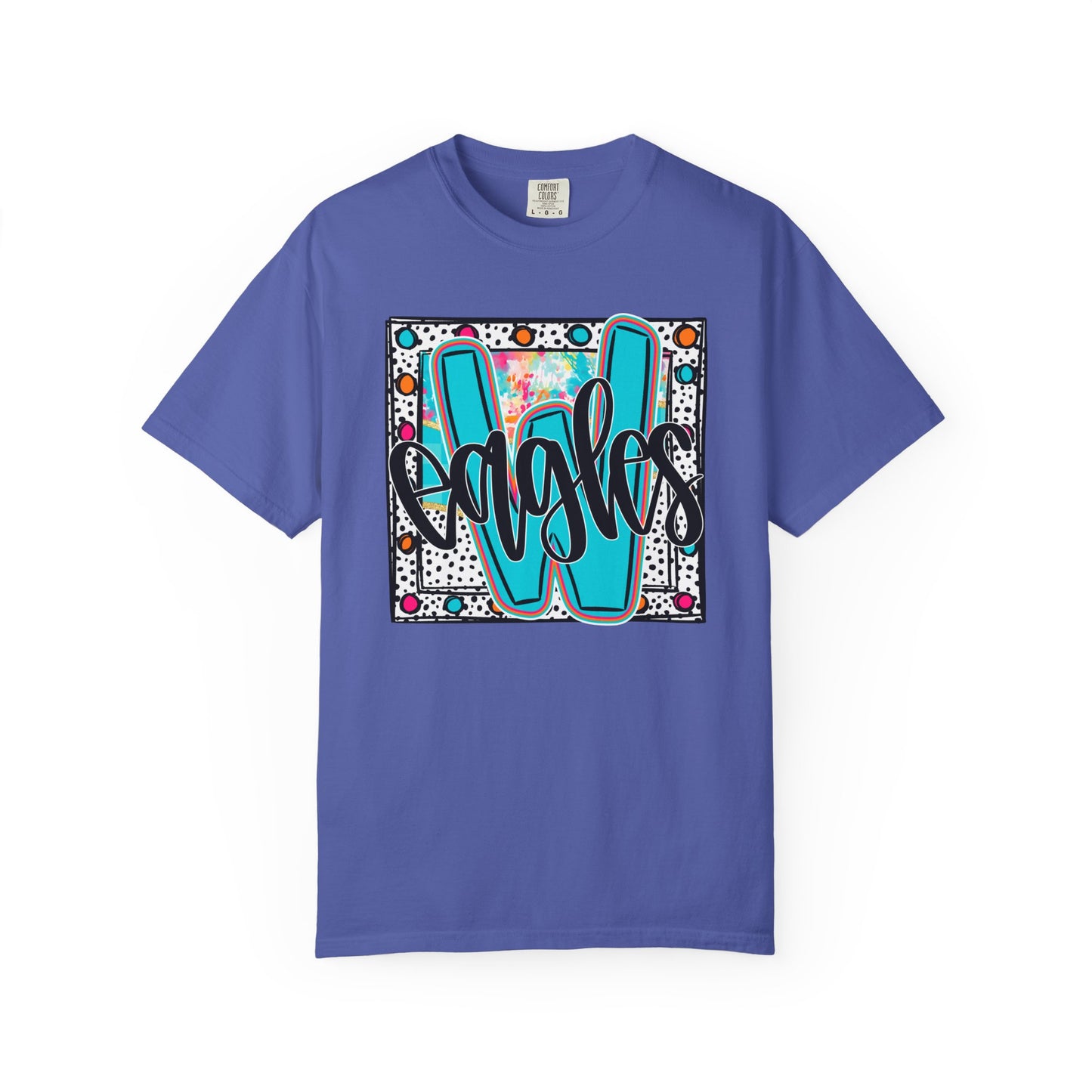 Weatherford Eagles Dotty Square Comfort Colors
