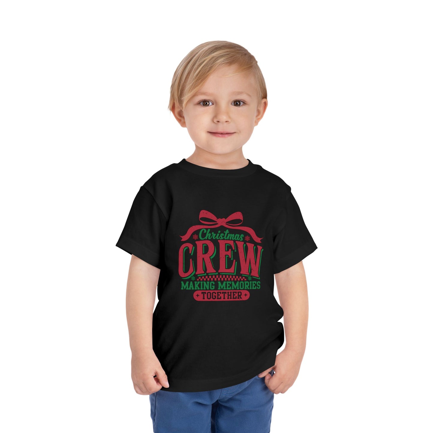 Toddler Short Sleeve Tee Christmas Crew