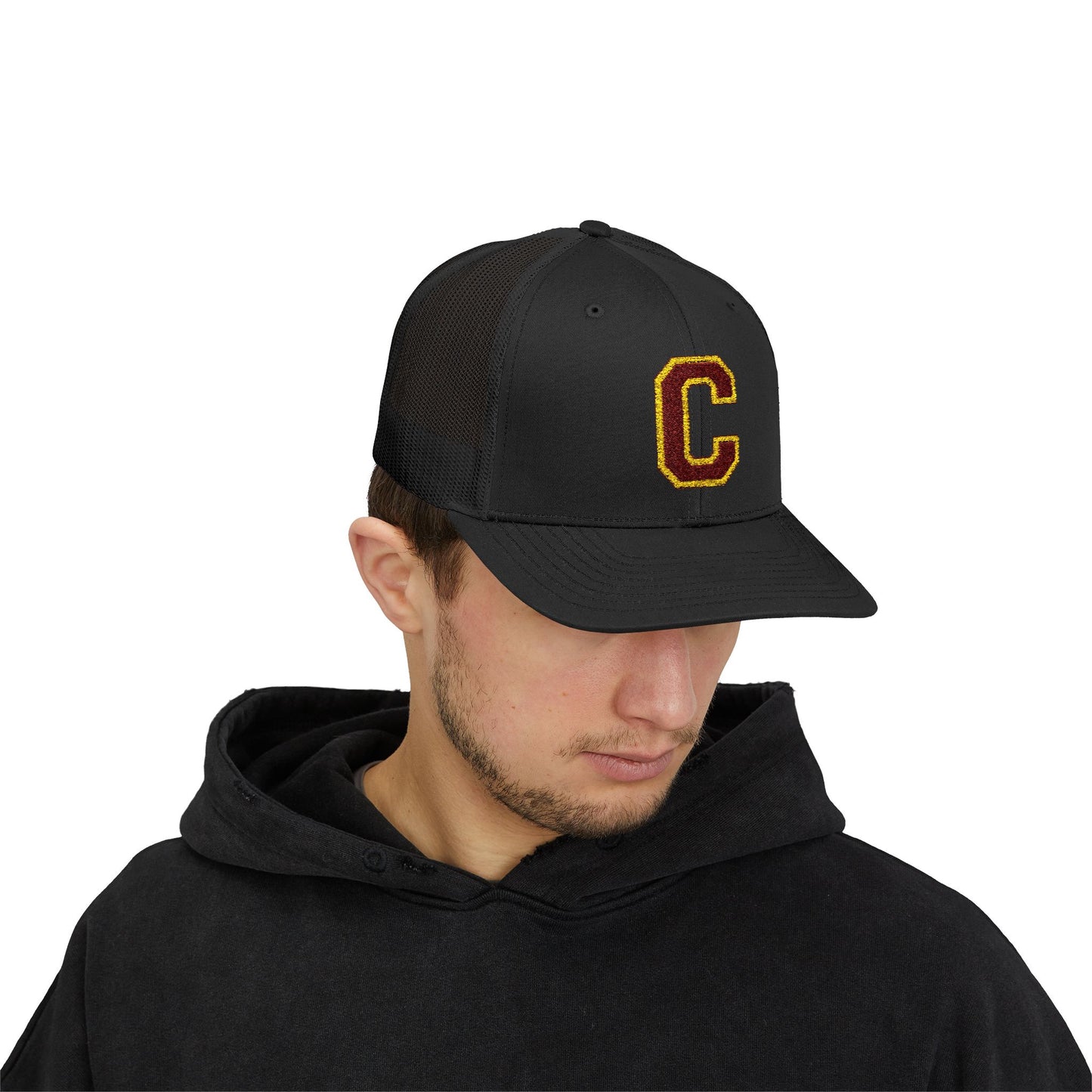 Snapback Trucker Cap Embroidered Clinton