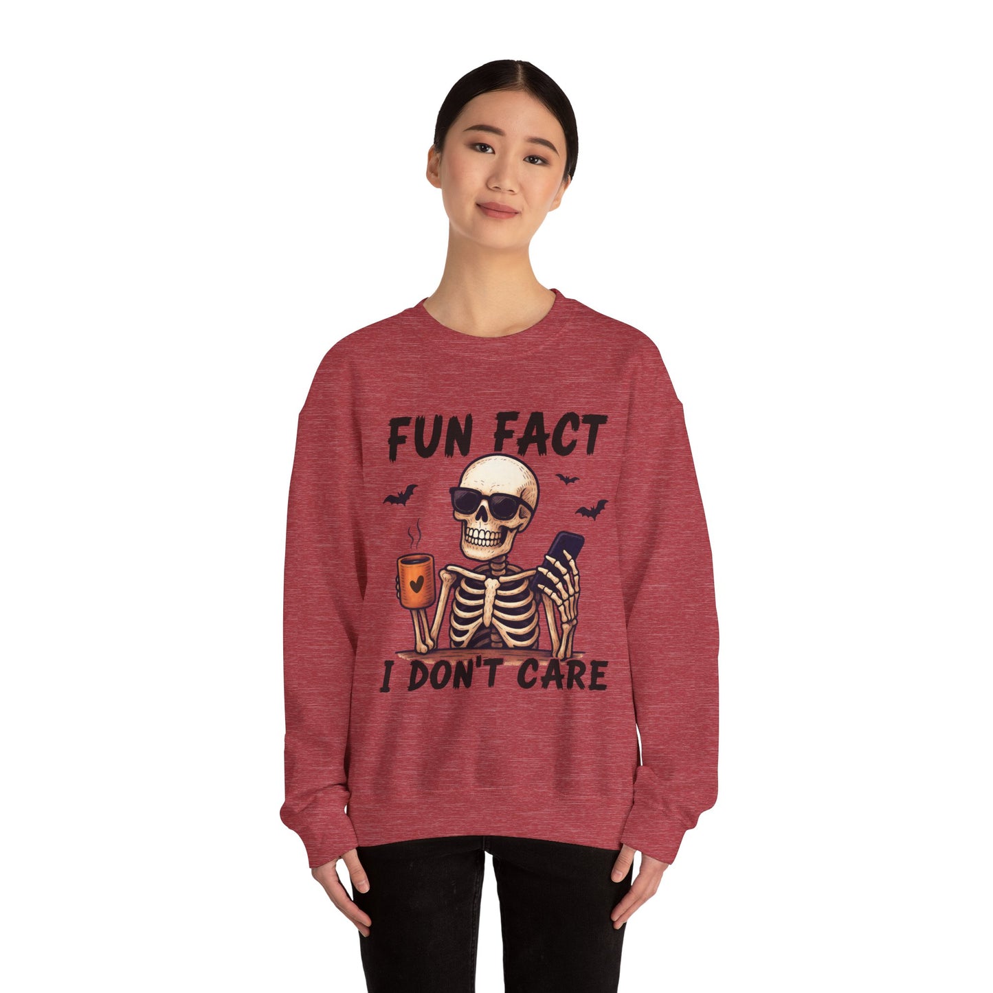 Fun Fact I Don’t Care Crewneck Sweatshirt