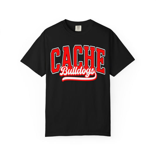 Cache Bulldogs Retro Comfort Colors Tee