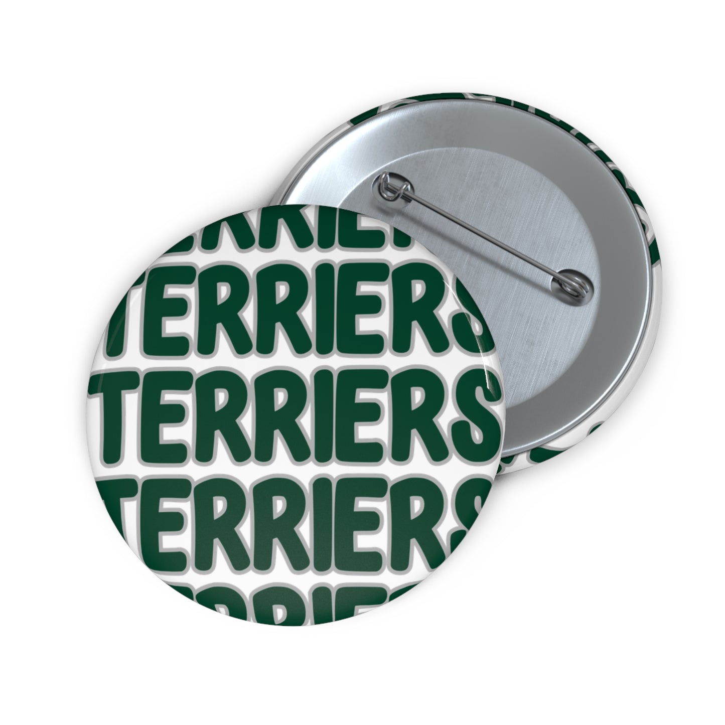 Terriers Custom Spirit Button 3 sizes
