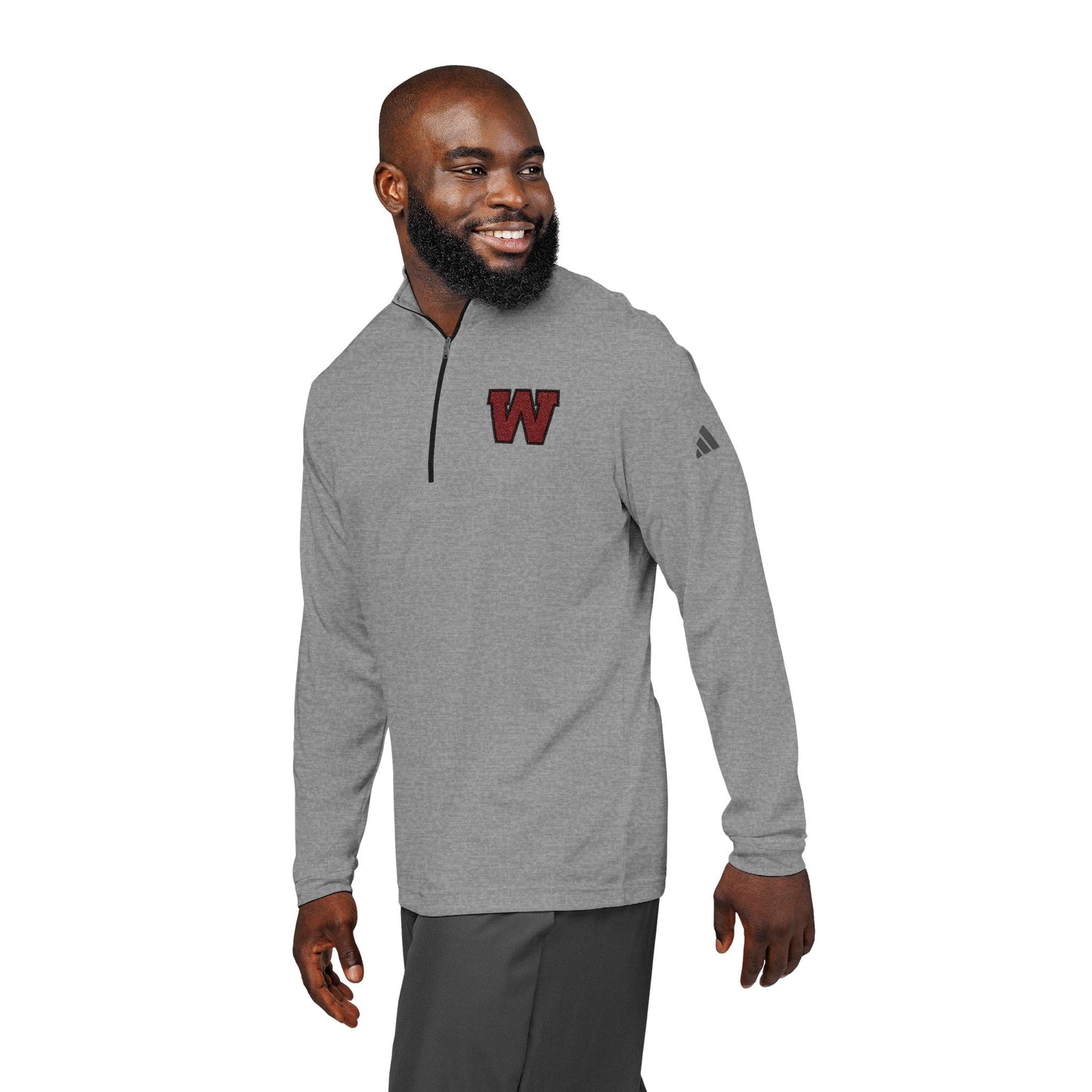adidas® Quarter-Zip Pullover (Embroidery) Weatherford