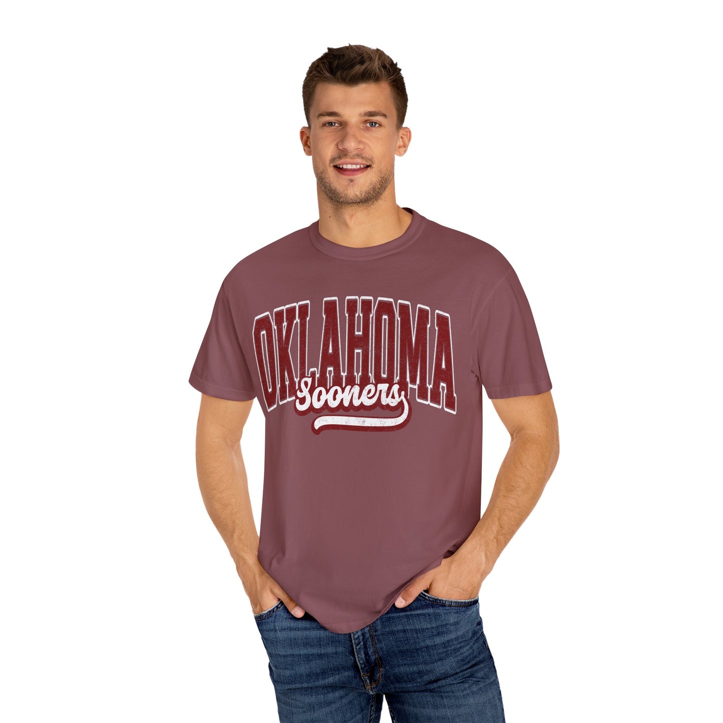 Retro comfort colors tee Oklahoma