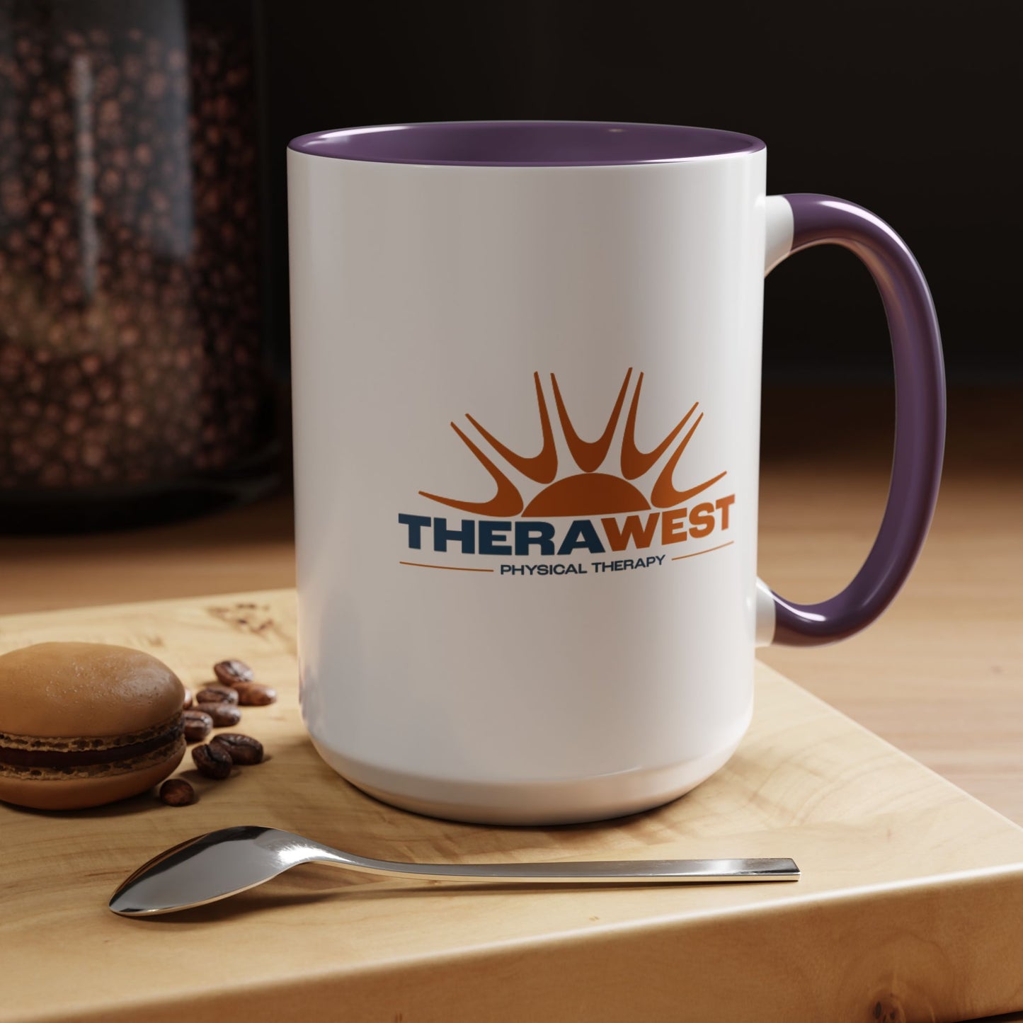 Colorful Handle TheraWest mug 11oz or 15 oz