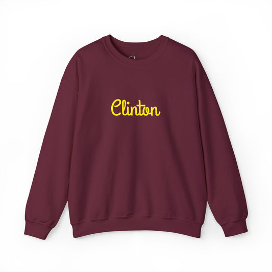 Clinton Embroidery Unisex Heavy Blend™ Crewneck Sweatshirt