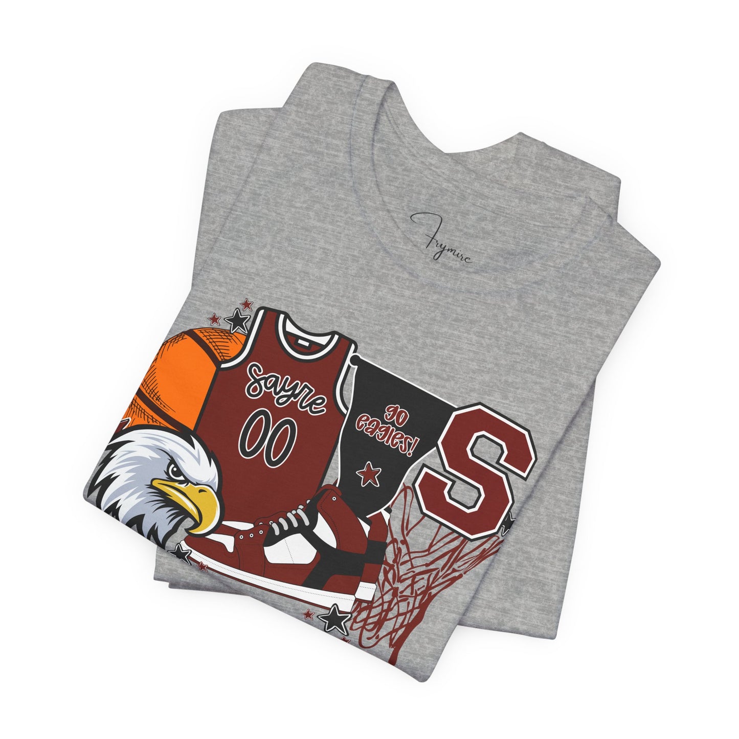Limited Time Sayre Eagles Custom Jersey Bella Canvas Tee