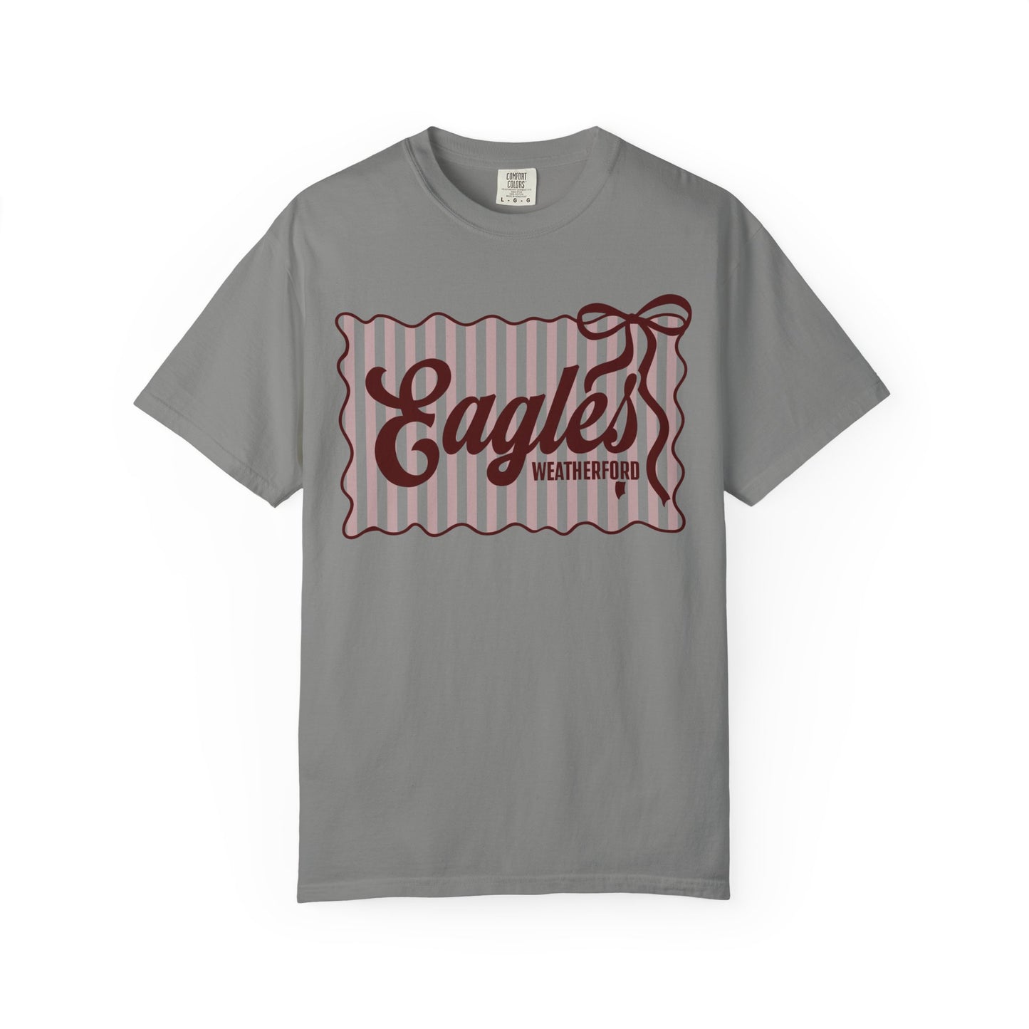 Striped Weatherford Eagles Comfort Colors