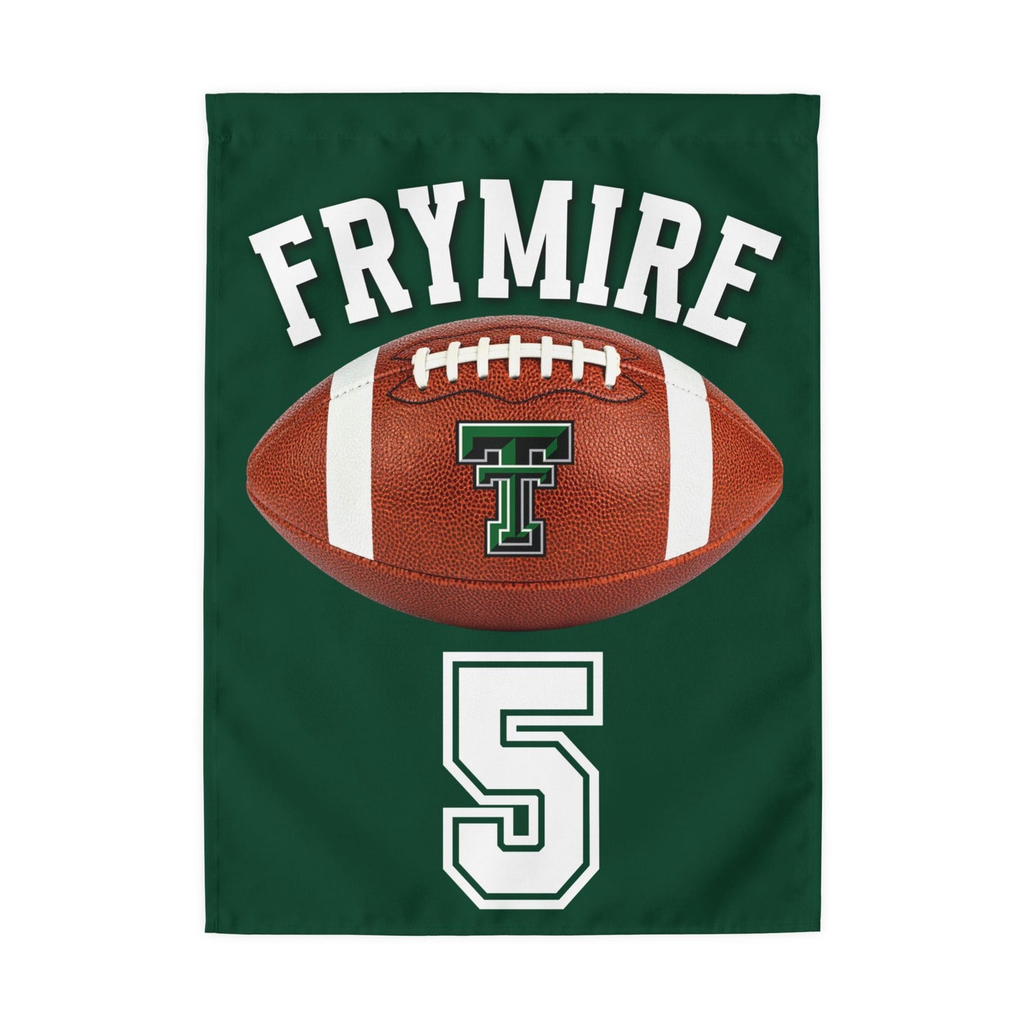 Custom Football Garden Flag 12x18