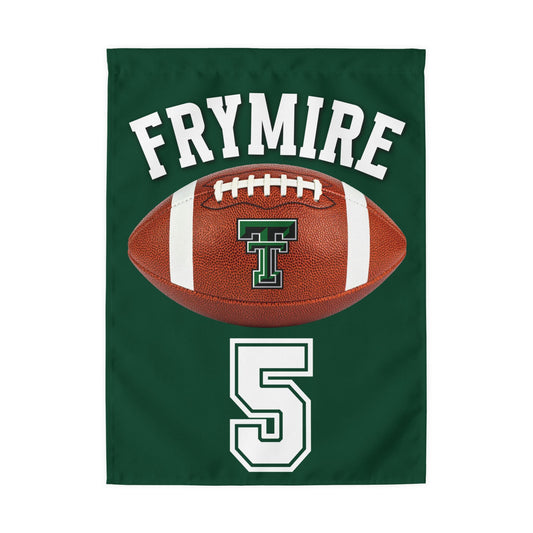 Custom Football Garden Flag 12x18