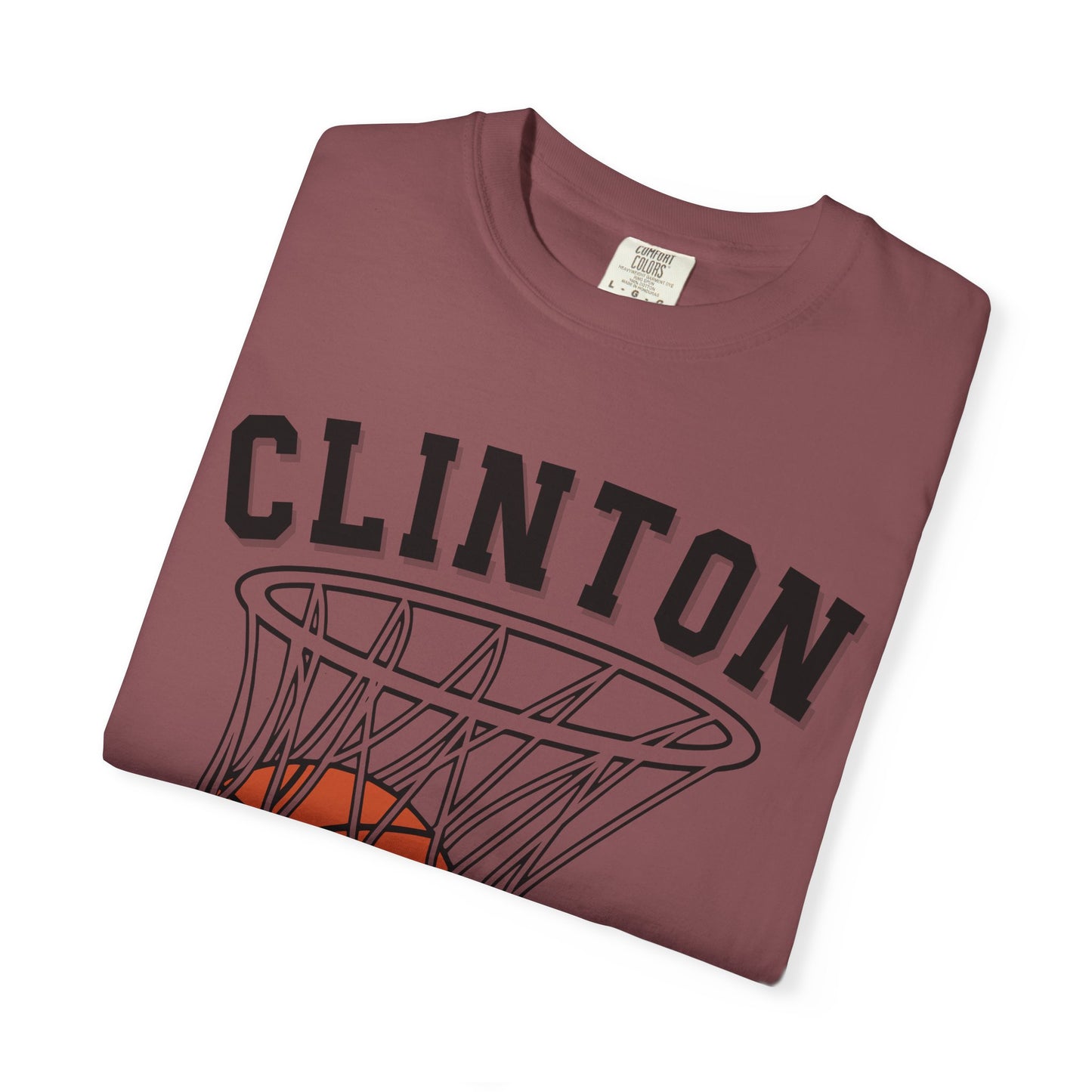 Clinton Basketball Comfort Colors Tee