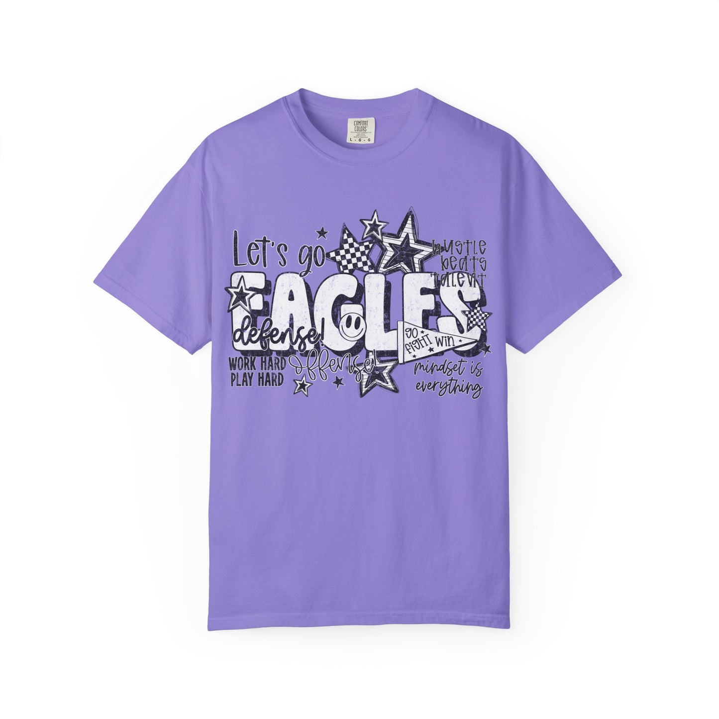 Lets Go Eagles Comfort Colors