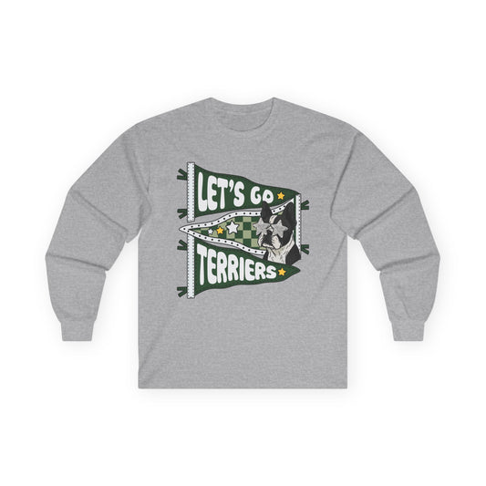 Lets Go Terriers Long Sleeve Pendant